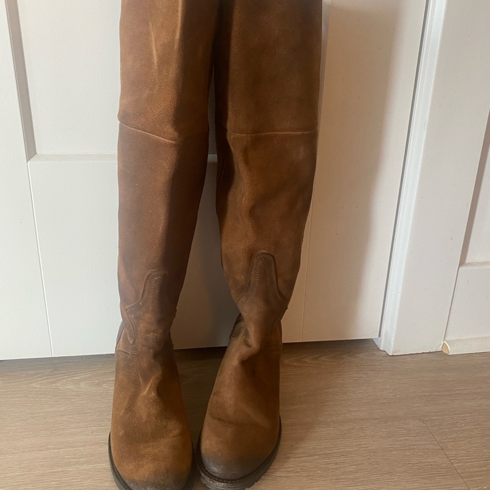 Freebird by Steven Brown Over the Knee Suede Boots - Picture 2 of 6